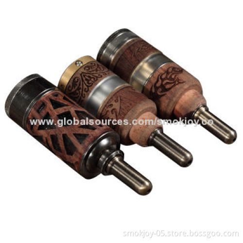 Wooden Atomizer, Dual-coil N-fire LA3/LA4, Tank with 5.0ml Capacity
